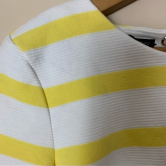 [Talbots] Petite Yellow & White Stripe Nautical Tie Detail Top - Picture 3 of 7